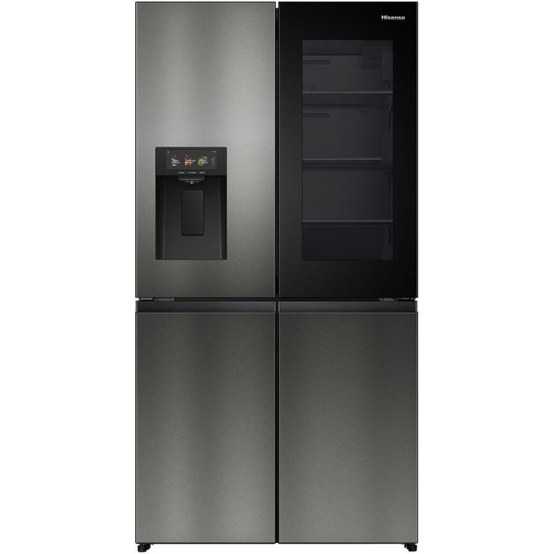 HISENSE RQ600P7SKE Multi Air Flow 615 Lt Μαύρο Ψυγείο Ντουλάπα