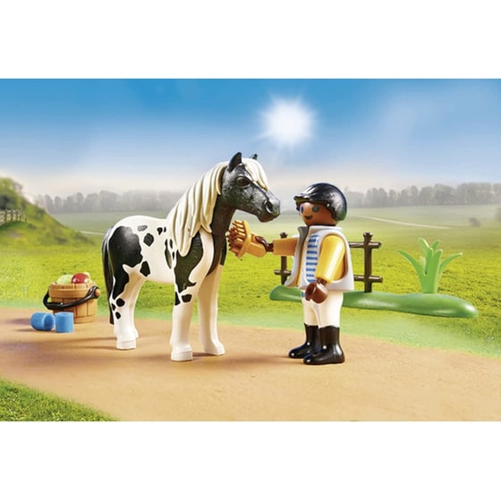 PLAYMOBIL® Country Αναβάτης με Πόνυ Lewitzer (70515) image 2