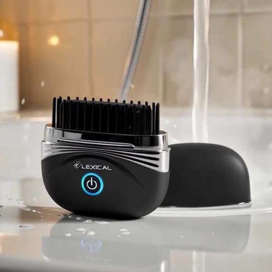 LEXICAL 1A LSB-5150-GREY Ηλεκτρική Βούρτσα για Μούσια 25 W Γκρι image 2