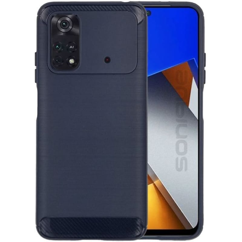 Θήκη Xiaomi Poco M4 Pro 4G - Sonique Carbon Brushed - Μπλε