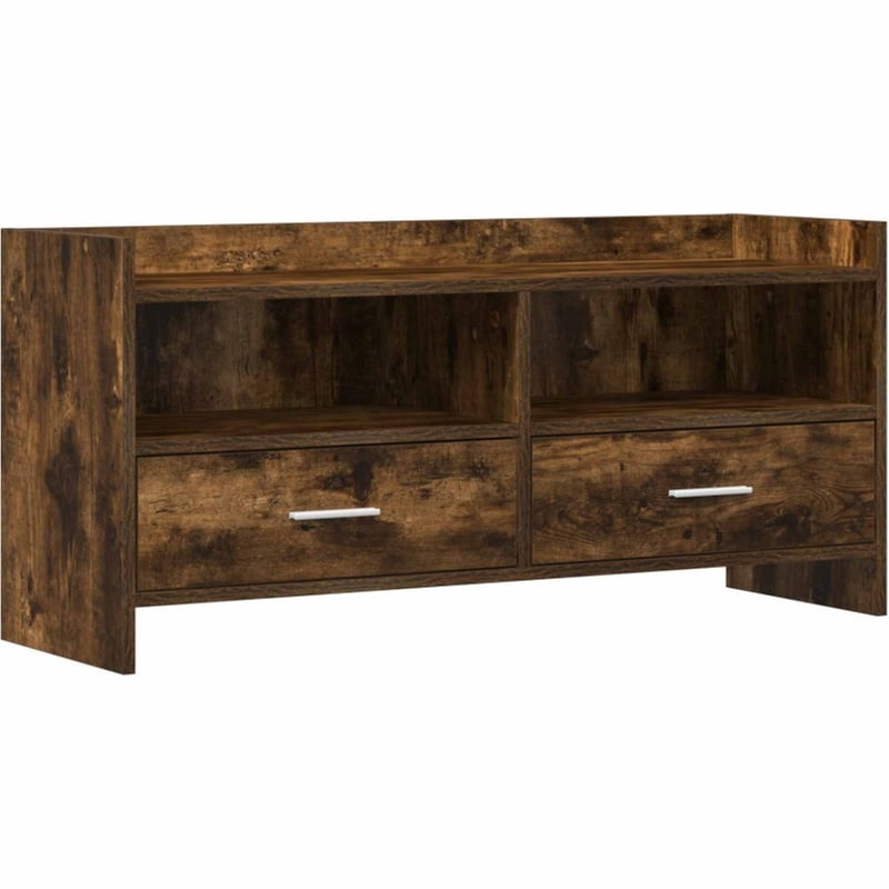 Έπιπλο Τηλεόρασης VidaXL 100 x 33 x 47 cm - Καπνιστή Δρυς