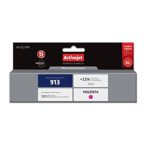Συμβατό HP 913 Ματζέντα Μελάνι Εκτυπωτή F6t78ae image 0