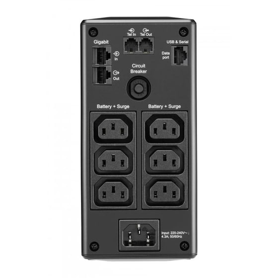 UPS APC Back-UPS Pro 900VA/540W 230V Μαύρο image 3
