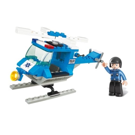 Sluban Τουβλάκια Town, Police Helicopter M38-b0175, 85τμχ image 0