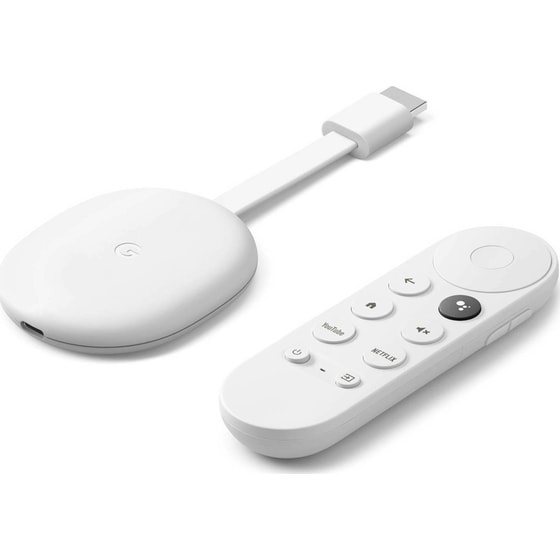 Media Player Google Chromecast GA01919-WH + Google TV 8GB 4K - Λευκό image 0