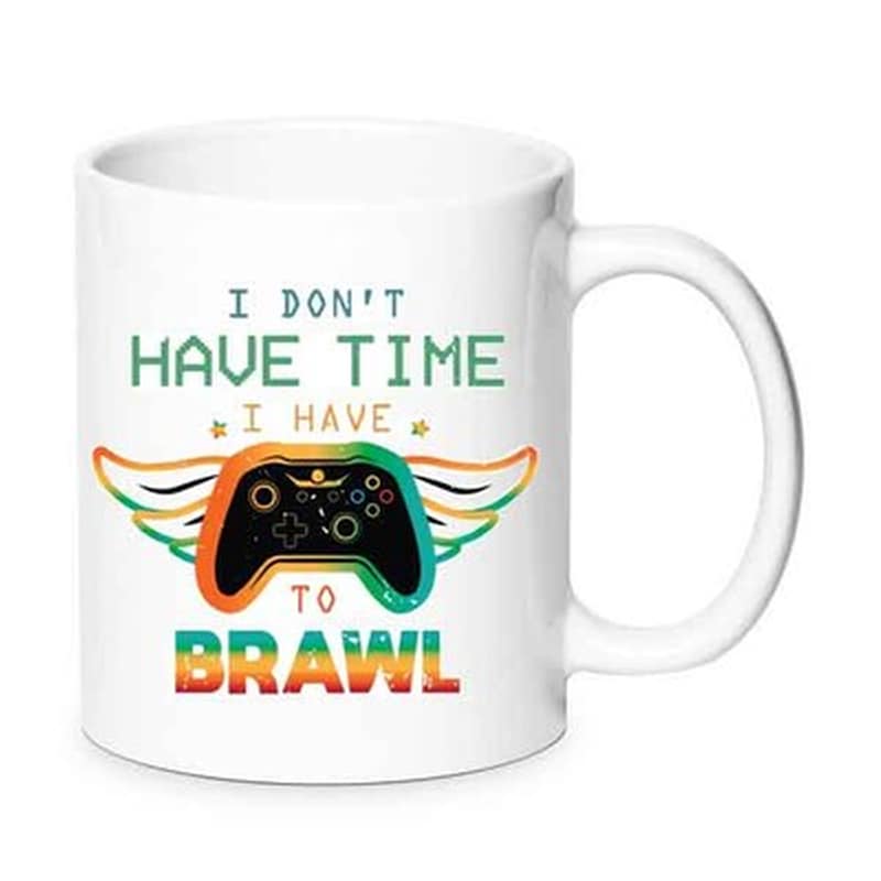 OEM Κούπα Brawl Stars No4 Κεραμική 330 ml - Λευκό