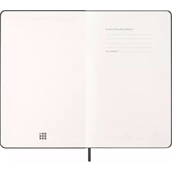 Ημερολόγιο Εβδομαδιαίο Moleskine 2026 12Μ Large Black Hard image 2