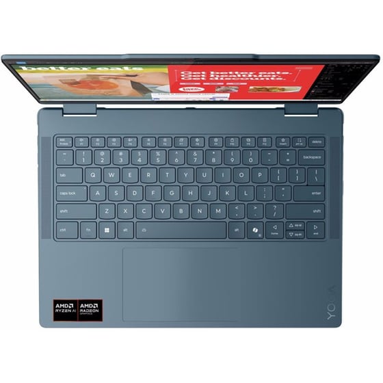 Lenovo Yoga 7 2-in-1 14AKP10 14" QHD+ OLED (AMD Ryzen AI 7-350/32 GB/1TB SSD/Radeon Graphics/Win11Home) Laptop image 8