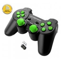 Esperanza Gladiator Egg108g Gamepad Ασύρματο για PC & PS3 με Δόνηση Μαύρο