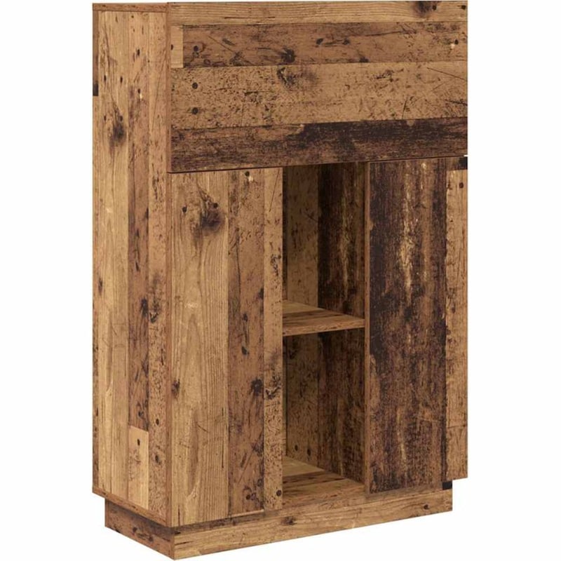 Γραφείο VidaXL από Επεξεργασμένο Ξύλο 71,5x31,5x106,5 cm - Παλιό Ξύλο