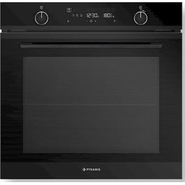PYRAMIS PO78094010EBLΜ 78 Lt Μαύρο Εντοιχιζόμενος Φούρνος Άνω Πάγκου