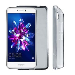 Θήκη Huawei P9 Lite 2017/P8 Lite 2017 - Volte-Tel SlimColor TPU - Διάφανο Γκρι