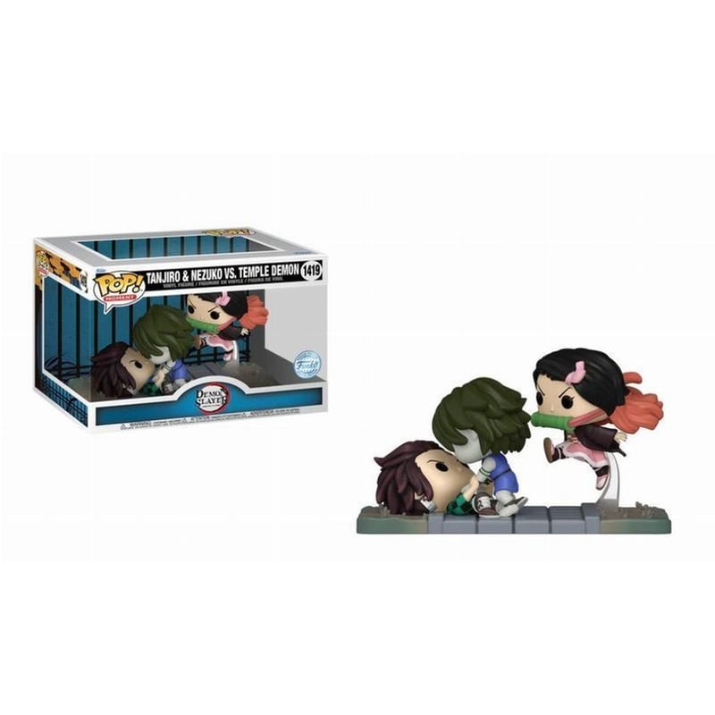 FUNKO Funko Pop! Moment - Demon Slayer - Tanjiro Nezuko vs Temple Demon #1419