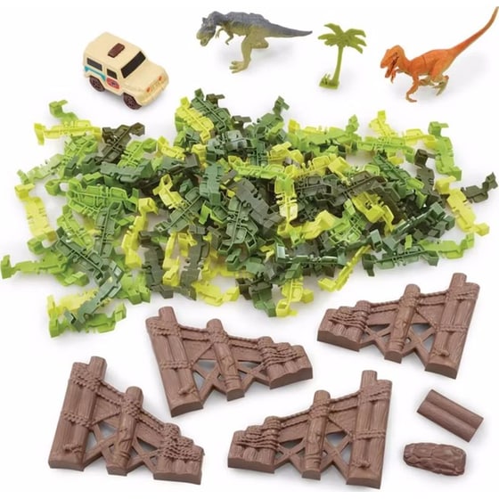 Addo Totally Tracks Σετ Πίστας Jurassic με Δεινόσαυρους (120 Κομμάτια) image 1