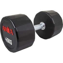 Βαράκι 40 kg Amila Πολυγωνικό 94367 1 Τμχ - Μαύρο