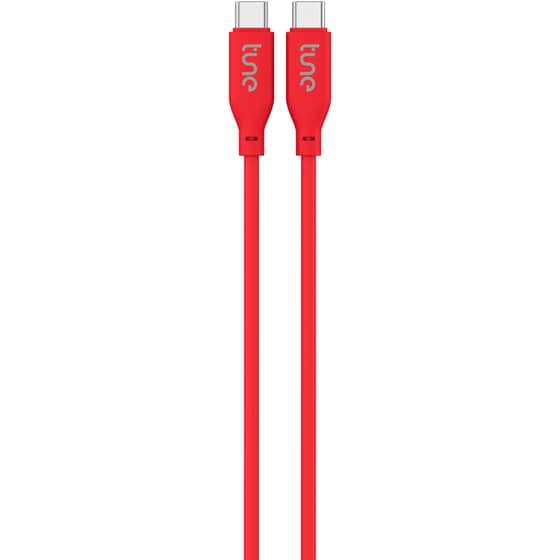 Καλώδιο δεδομένων Tune Techflex Usb-C to Usb-C 1.5m - Red image 0