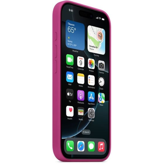 Θήκη Apple iPhone 16 Pro - Silicone Case with MagSafe - Fuchsia image 4