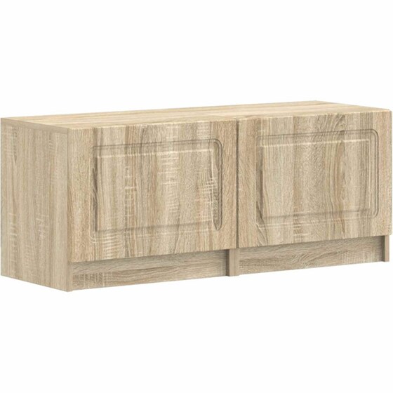 Έπιπλο Τηλεόρασης VidaXL UTRECHT με LED 3 τμχ 198 x 35 x 40 cm - Sonoma Δρυς image 3