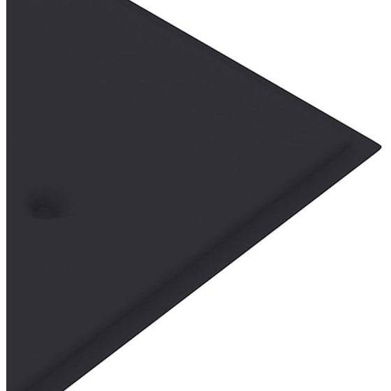 Παγκάκι Κήπου VidaXL με Μαξιλάρι από Μασίφ Ξύλο Teak 159x57.5x90 cm - Καφέ/Μαύρο image 6