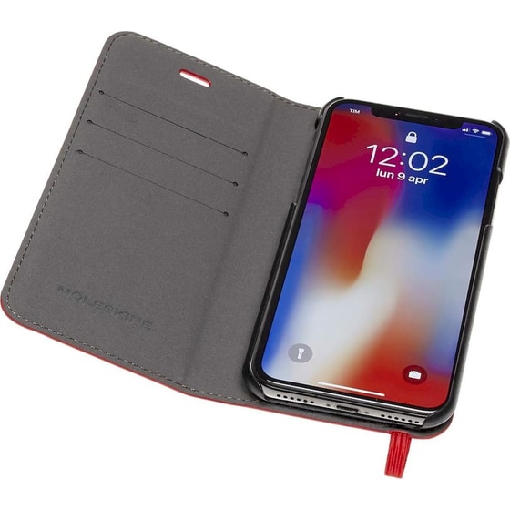 Θήκη iPhone Χ Moleskine Booktype Κόκκινη image 4
