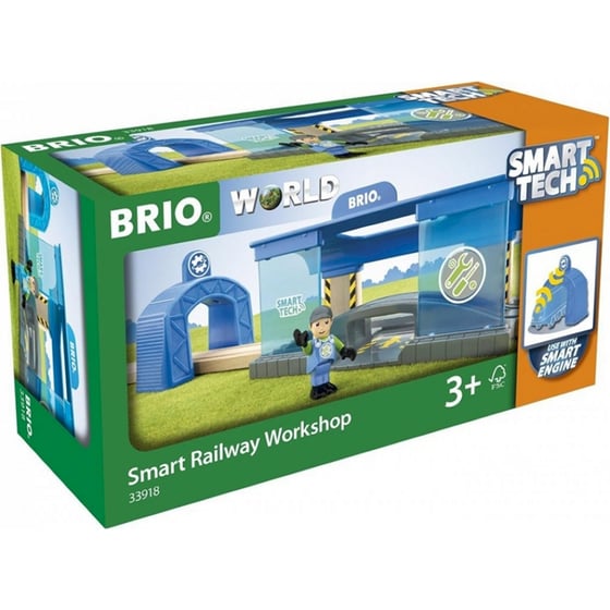 Brio World Σετ Παιχνιδιού Smart Συνεργείο Σιδηροδρόμων (33918) image 0