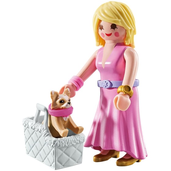Playmobil Γυναίκα Με Τσιουάουα Και Καλάθι (71737) image 1
