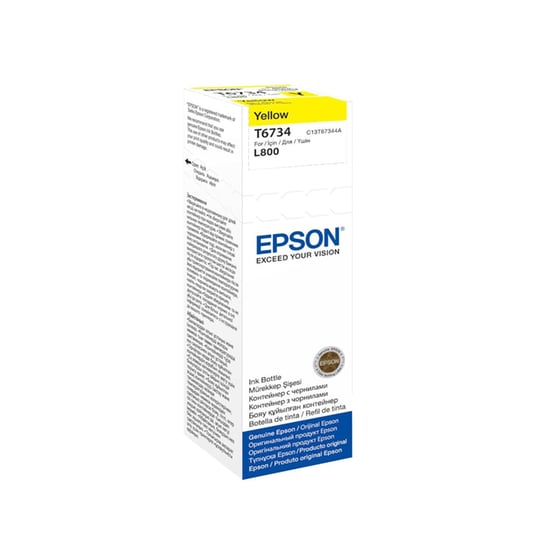 Epson T6734 Κίτρινο Μελάνι Εκτυπωτή C13T67344A image 0