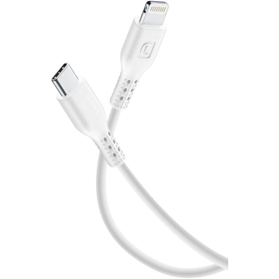 Καλώδιο Φόρτισης Cellular Line Power Cable USB-C σε Lightning 60cm - Λευκό image 1