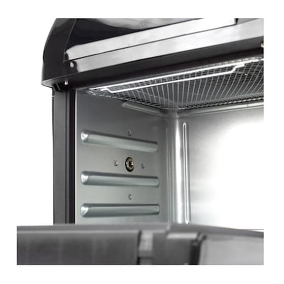 Turbotronic Ψηφιακός Φούρνος Θερμού Αέρα 1500w Χωρ. 12l Με Led Φωτισμό, Tt-af2 image 2