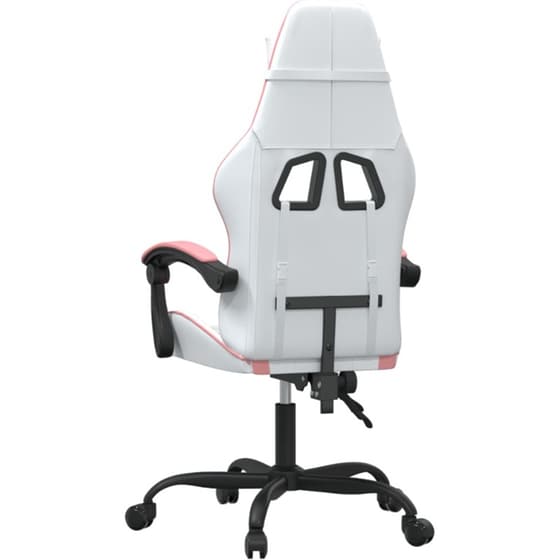 Καρέκλα Gaming VIDAXL 349600 από Τεχνητό Δέρμα - Λευκό image 3