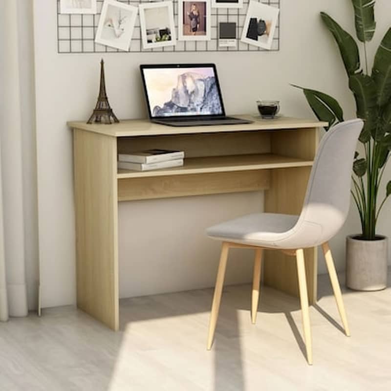 Γραφείο Μελέτης VidaXL από Μοριοσανίδα 90x50x74cm - Sonoma/Μπεζ