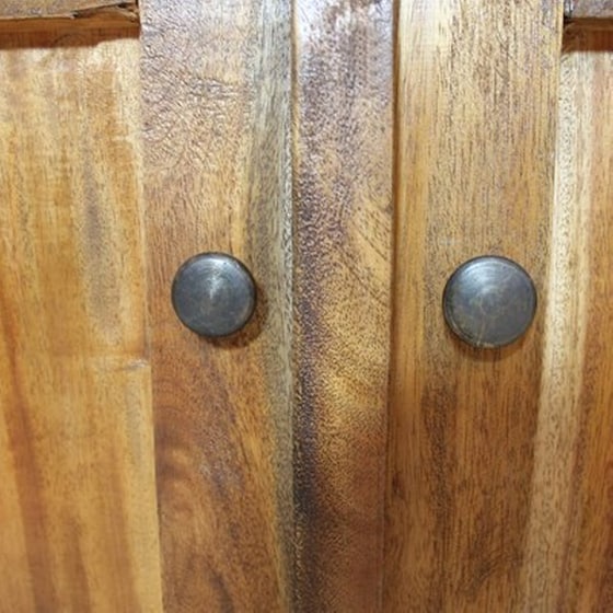 Μπουφές Vidaxl Ψηλός 75x30x65 cm Από Μασίφ Ανακυκλωμένο Ξύλο - Καφέ image 2