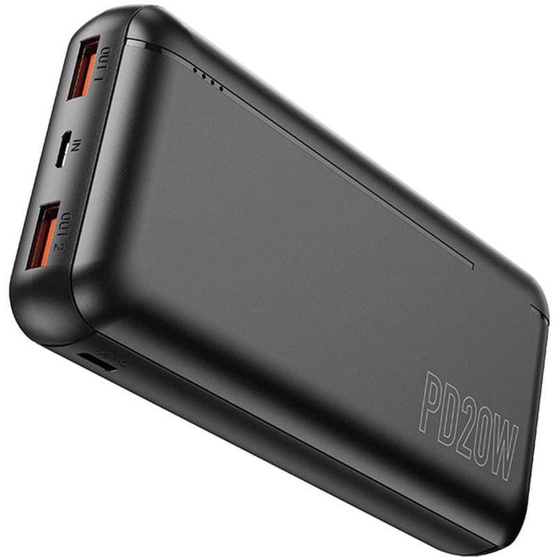 Powerbank Lamtech LAM112907 20.000 mAh - Μαύρο