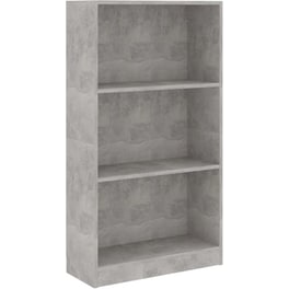 Βιβλιοθήκη VidaXL από Μοριοσανίδα 60x24x109 cm - Γκρι