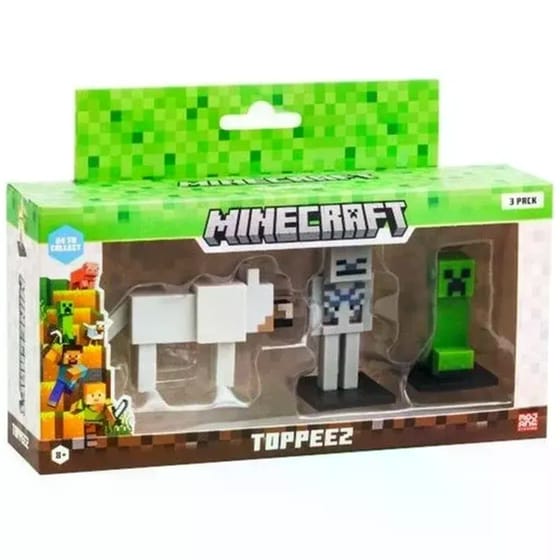 Minecraft Φιγούρες 3D Toppeez (6cm) 3 Τμχ - Τυχαία Επιλογή Σχεδίου image 6