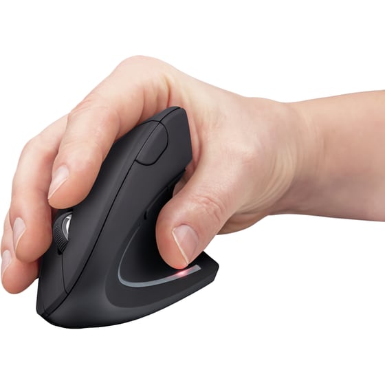 Trust Verto Ergonomic Ασύρματο Vertical Ποντίκι Μαύρο image 5