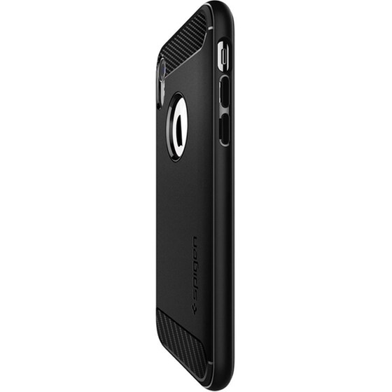 Θήκη Apple iPhone XR - Spigen Rugged Armor - Matte Black image 2