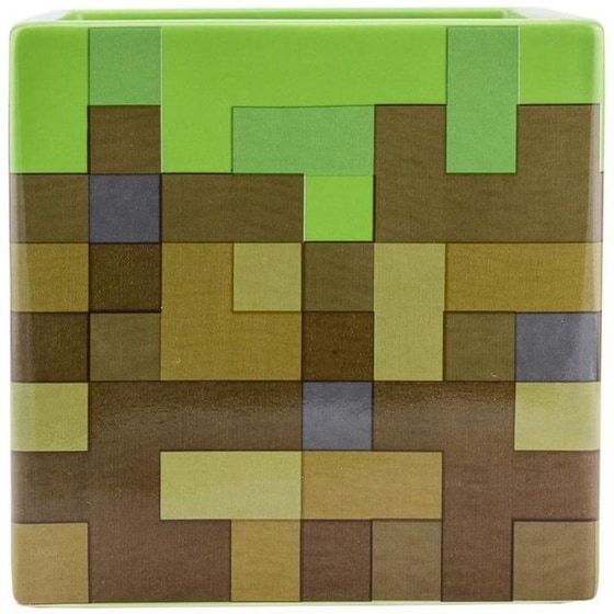 Μολυβοθήκη Κεραμική - Γλαστράκι Paladone Block Minecraft image 1