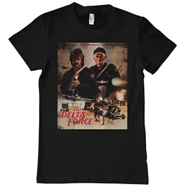 T-shirt Hybris The Delta Force Vintage Poster Medium - Μαύρο