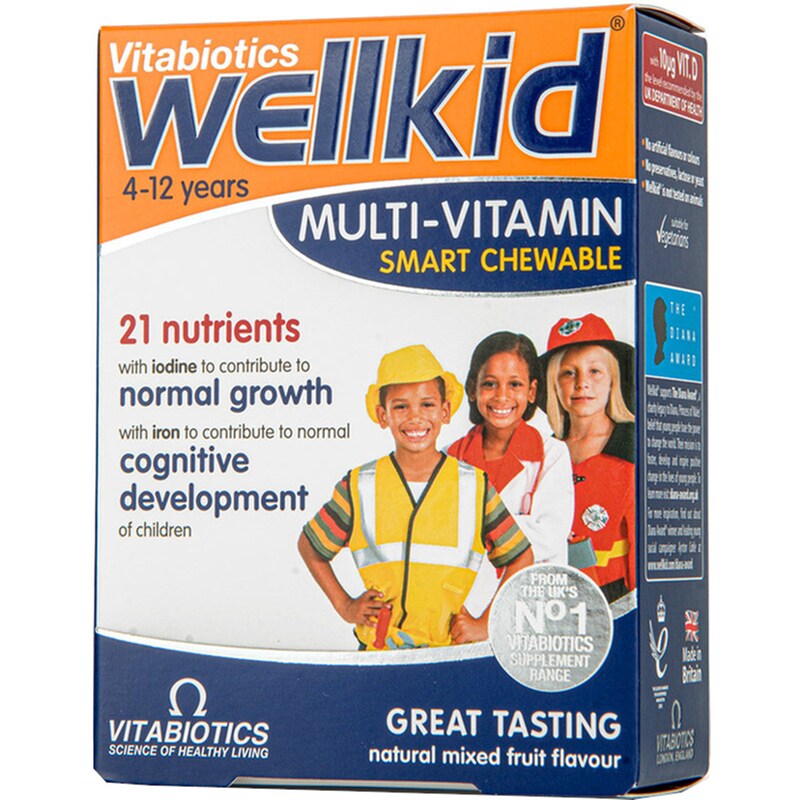 Vitabiotics Multivitamin Wellkid - 30 ταμπλέτες