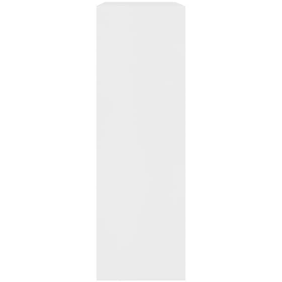 Βιβλιοθήκη VidaXL από Μοριοσανίδα 60x24x76cm - Λευκή image 4