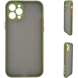 Θήκη Apple iPhone 12 Pro Max - Sonique Color Button Bumper - Πράσινο