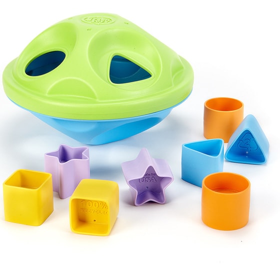 Μαθαίνω Τα Σχήματα Επιτραπέζιο (Green Toys) image 1