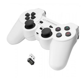 Esperanza Gladitor Egg108w Gamepad Ασύρματο για PC & PS3 - Λευκό