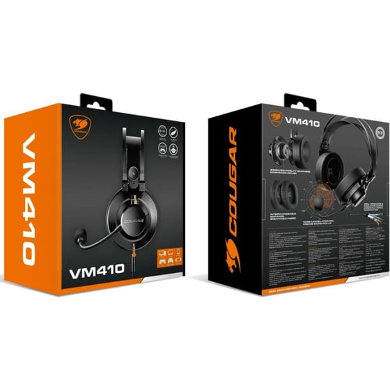 Cougar VM410 Gaming Ενσύρματα Ακουστικά 3.5mm Μαύρα image 5