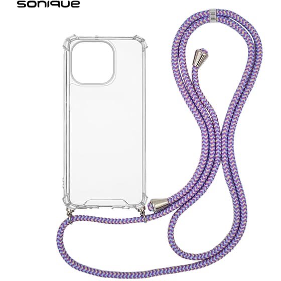 Θήκη Apple iPhone 14 Pro - Sonique Armor Clear - Rainbow Λιλά image 0