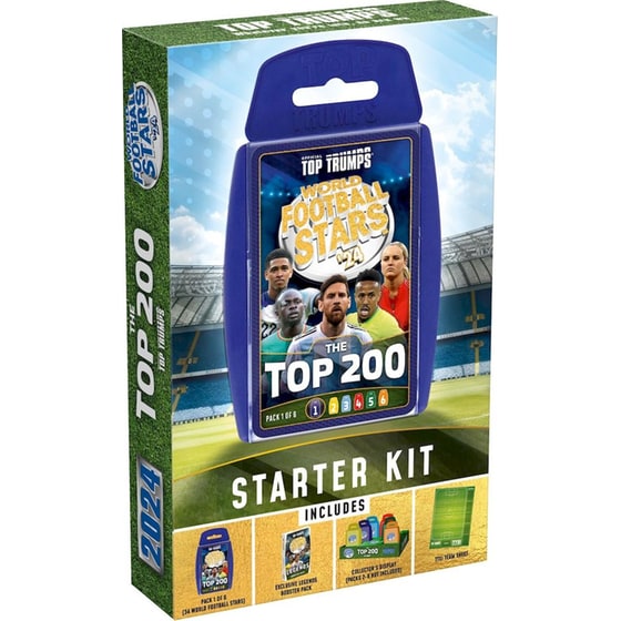 Top Trumps - World Football Stars 2024 (The Top 200) Starter Kit image 2