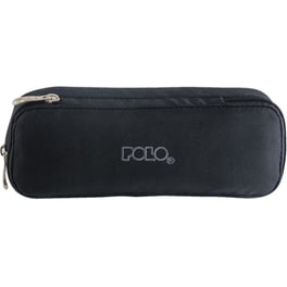 Κασετίνα Οβάλ Polo Θήκη Duo Box Διπλή Μαύρο