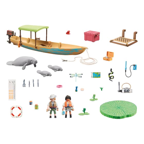 PLAYMOBIL® Wiltopia Εκδρομή με Ποταμόπλοιο στον Αμαζόνιο (71010) image 1