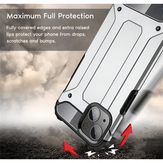 Θήκη Apple iPhone 14 Pro Max - Sonique Heavy Armor - Ασημί image 3